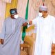 Tinubu Visits Aso Rock, Says Buhari Is An Exceptional Leader