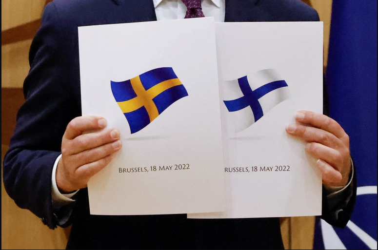 Finland and Sweden submit applications to join NATO