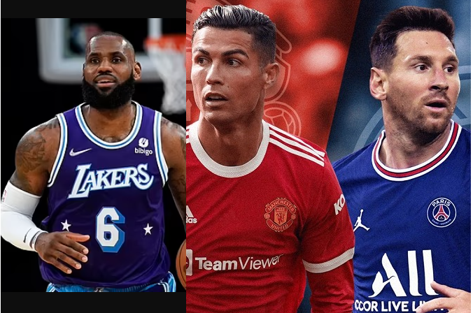 LeBron James pockets $127 million in salary and endorsements to edge Messi and Ronaldo as highest-paid athlete in 2022