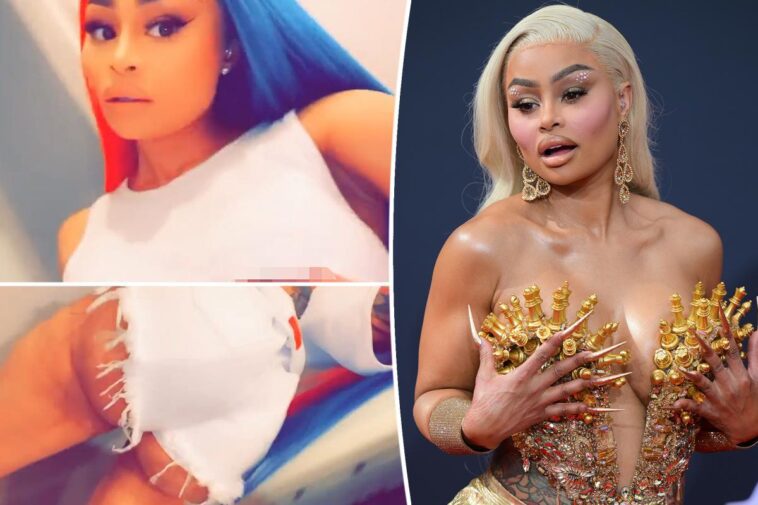 Blac Chyna shows off breasts, butt while promoting OnlyFans
