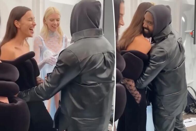 Kanye West, ex Irina Shayk reconnect at London Fashion Week