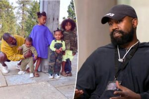Kanye West claims 'actors' were hired to 'sexualize' his kids