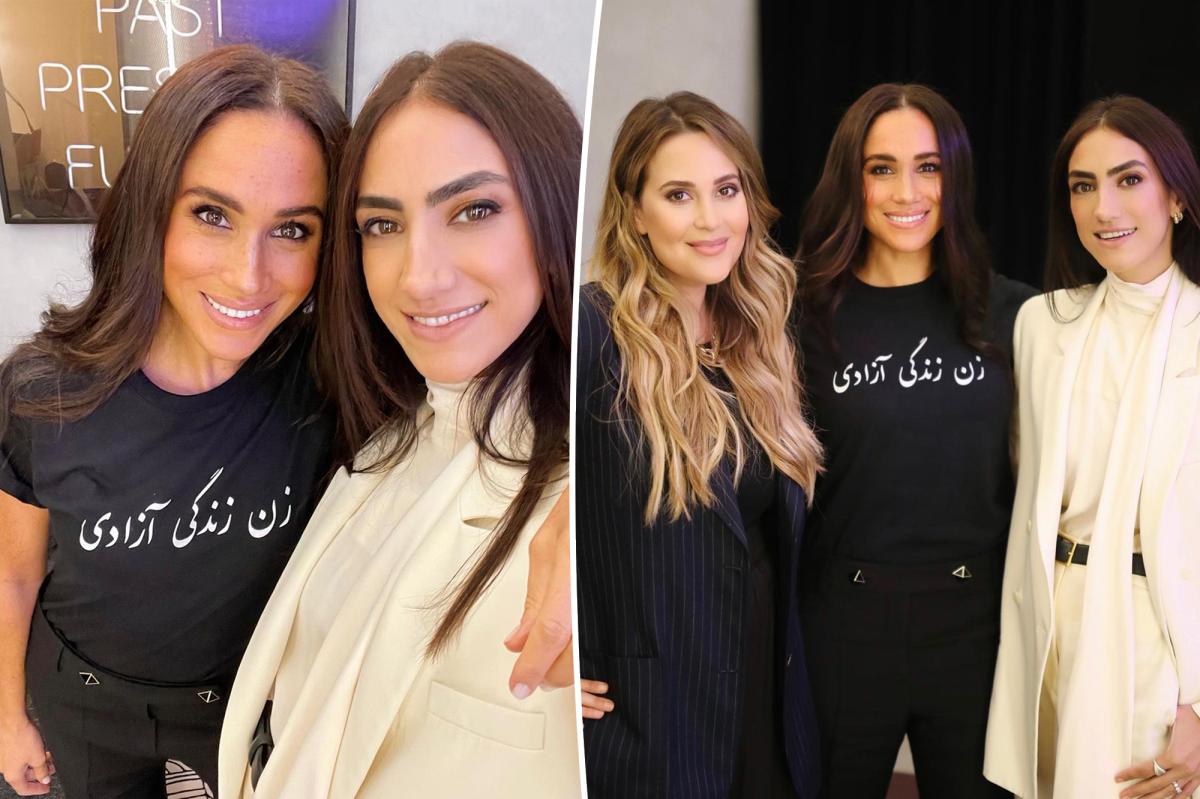Meghan Markle shows support for women of Iran with T-shirt
