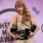 Taylor Swift won six awards at America Music Awards