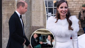 Prince William attends ex-girlfriend Rose Farquhar's wedding