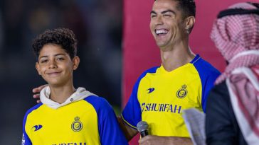 Cristiano Ronaldo Jr training two years above his age at elite sporting talent academy