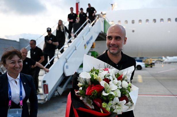 Man City’s 23-man Champions League final squad confirmed as they touch down in Istanbul