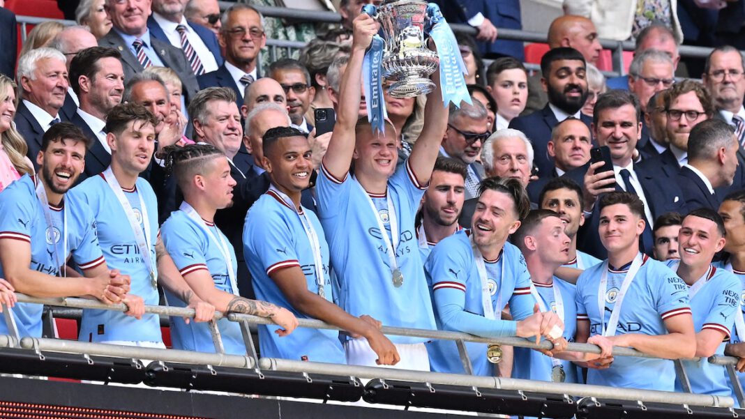 Manchester City Beat Manchester United 2-1 To Clinch 7th FA Cup Title