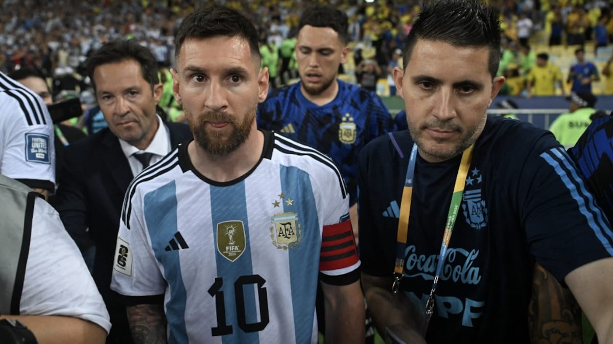 Lionel Messi Stunned As Police Hit Argentina Fans With Sticks In World Cup Qualifier vs Brazil. Watch