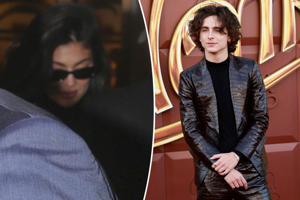 Kylie Jenner supports Timothée Chalamet at 'Wonka' premiere